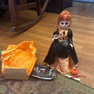 Living Dead Dolls Isabel Orange and Black Version